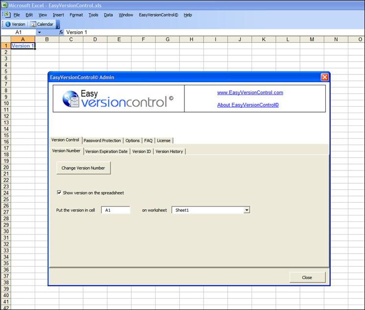 EasyVersionControl© | Excel Version Control for Distributed Excel Files